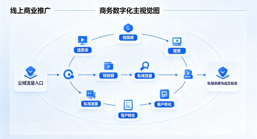 林甸县线上商业推广怎么做？全域流量闭环搭建与低成本转化实战指南